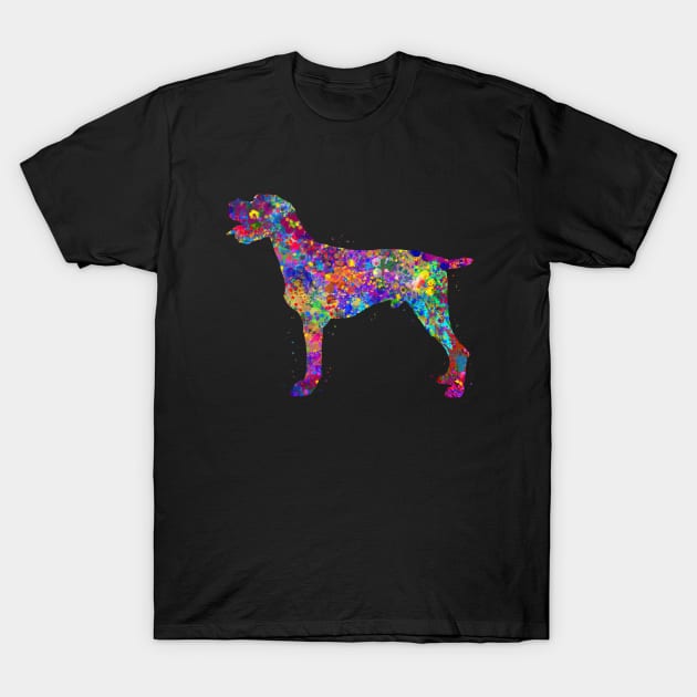 German Wirehaired Pointer T-Shirt by Yahya Art